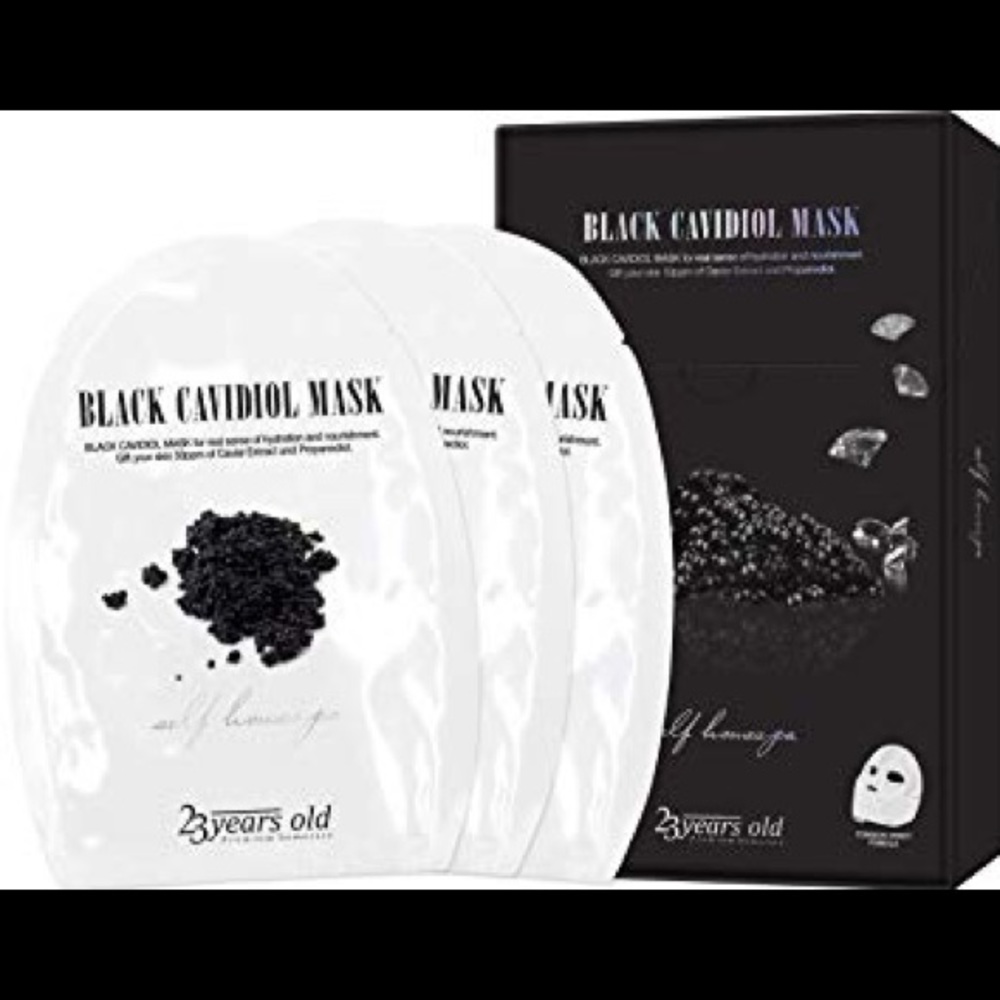 3pcs Black Cavidiol Mask Set